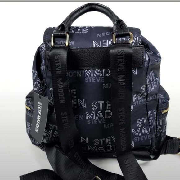 Steve Madden BSolly BOLD Logo Print Backpack